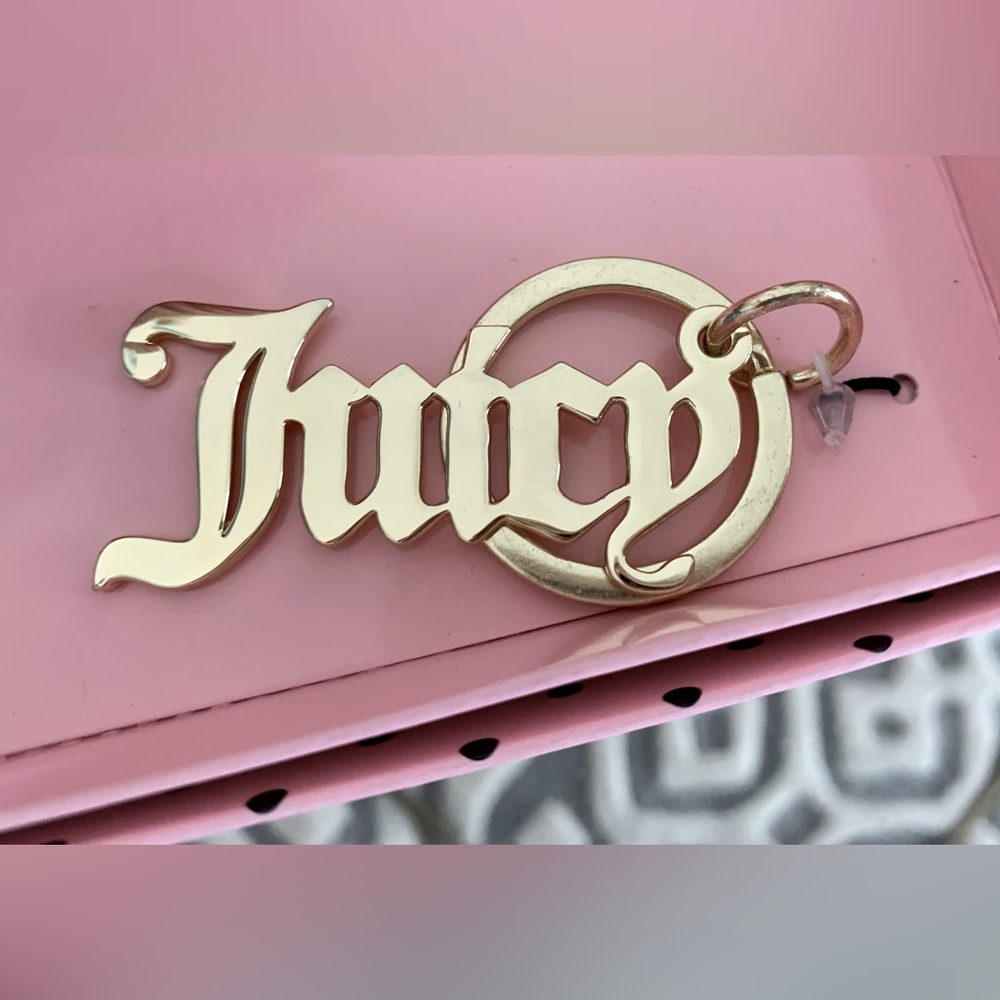 NEW Juicy Couture Gold Keychain